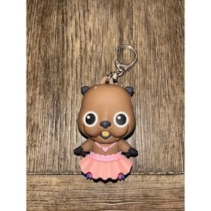 DC Bird of Prey Beaver in Tutu Figurine Bag Clip Keychain‎ 2.5" Toy